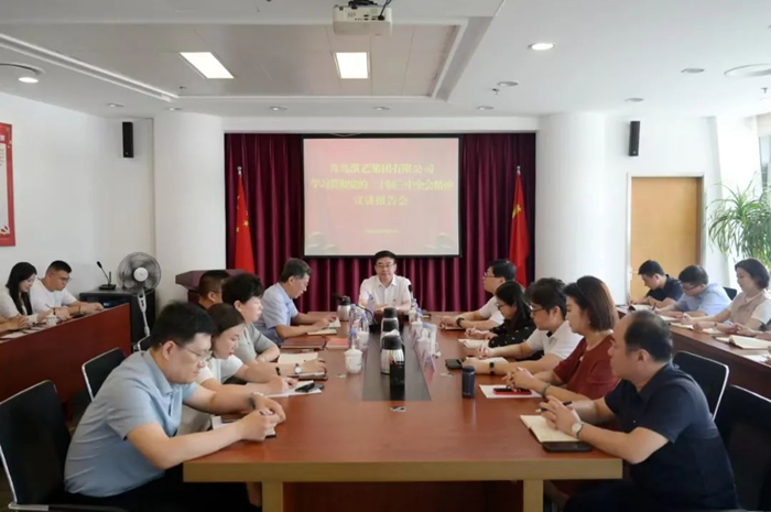 青島演藝集團(tuán)有限公司舉行學(xué)習(xí)貫徹黨的二十屆三中全會(huì)精神宣講報(bào)告會(huì)